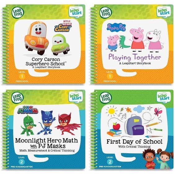 Leapfrog Leapstart Literacy 4-In-1 Activity Book Bundle
