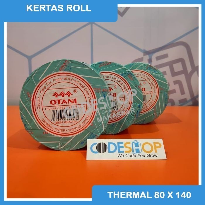 

THERMAL PAPER ROLL SIZE 80 X 140 / REGISTER