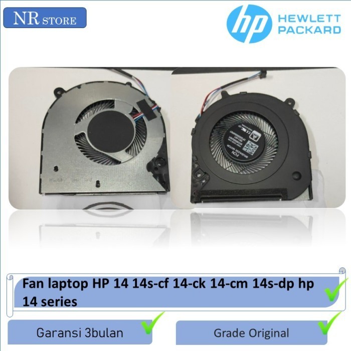 Fan laptop HP 14 14s-cf 14-ck 14-cm 14s-dp hp 14 series