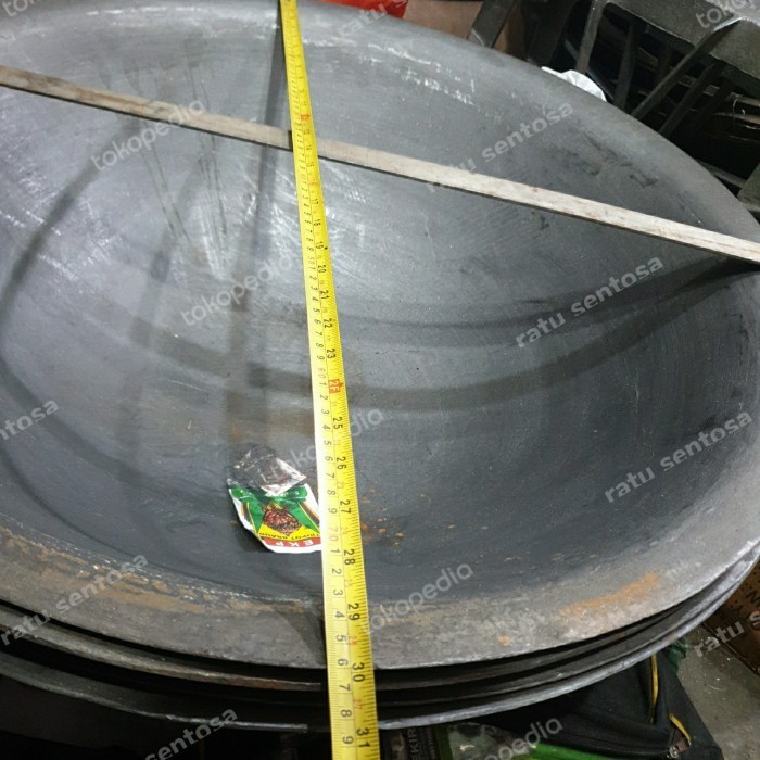 Kuali Cor Besi 30 In /75 Cm Wajan Besi Cor Kenceng Cor Besi