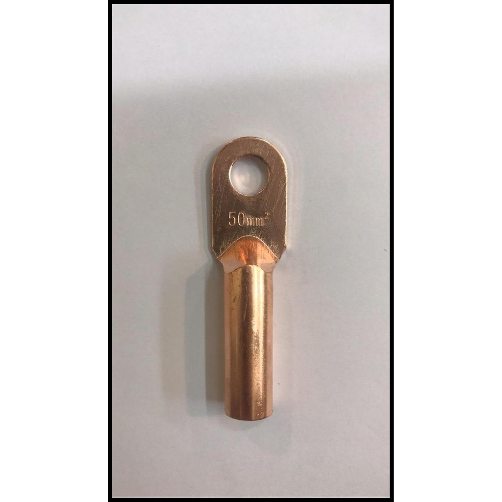 Skun Kabel Panjang Tembaga 50Mm Baut 10Mm Dtg