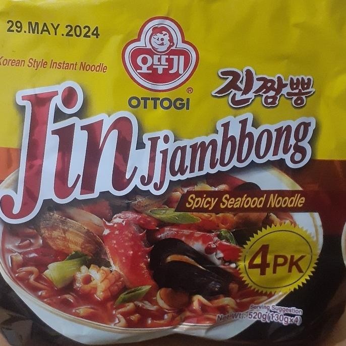 

ottogi jin jjamgbong spicy multipack isi 4pc