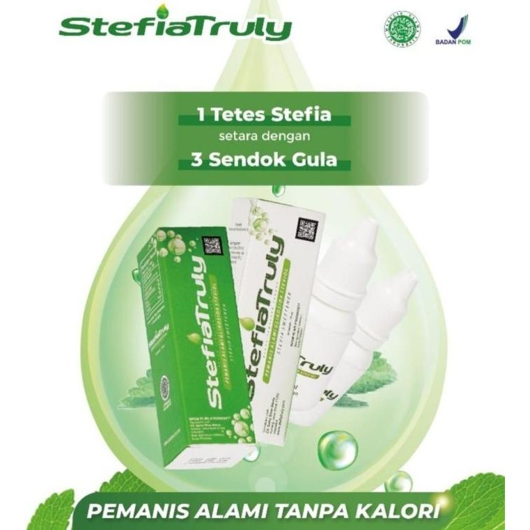 

Pemanis alami stefia / gula zero kalori / gula tetes Stevia 15 ml DS76