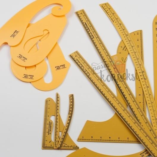 

12 Pcs Ggaris Pola Jahit 1 Set