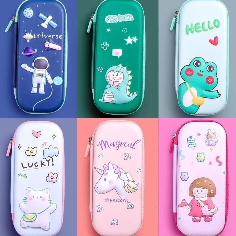 

Me41 Kotak pensil 3D / kotak pensil kanvas 6 ruang / kotak pensil 3 ruang / kotak pensil anak sekolah / Tempat pensil kapasitas besar Murah