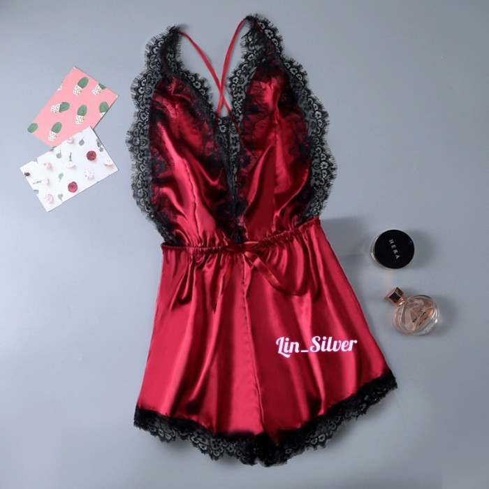 KOMPLIT Lingeri Lingeries Baju Tidur Wanita Seksi Jumbo Big Size XL XXL XXXL