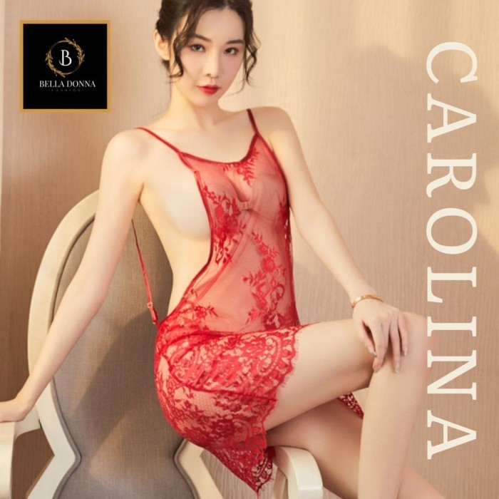 DISKON Baju Tidur Wanita Dewasa Lingerie CAROLINA All Size Sexy Import