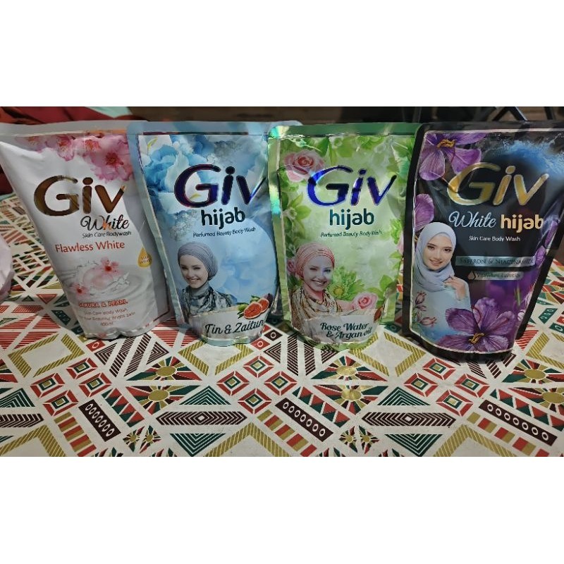 Giv white hijab bodywash 400ml