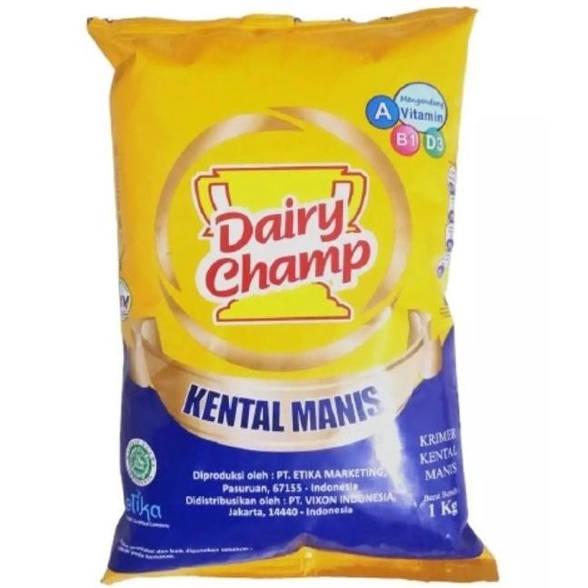 

8.8 Susu Kental Manis Dairy Champ Kemasan Pouch 1Kg 8.8