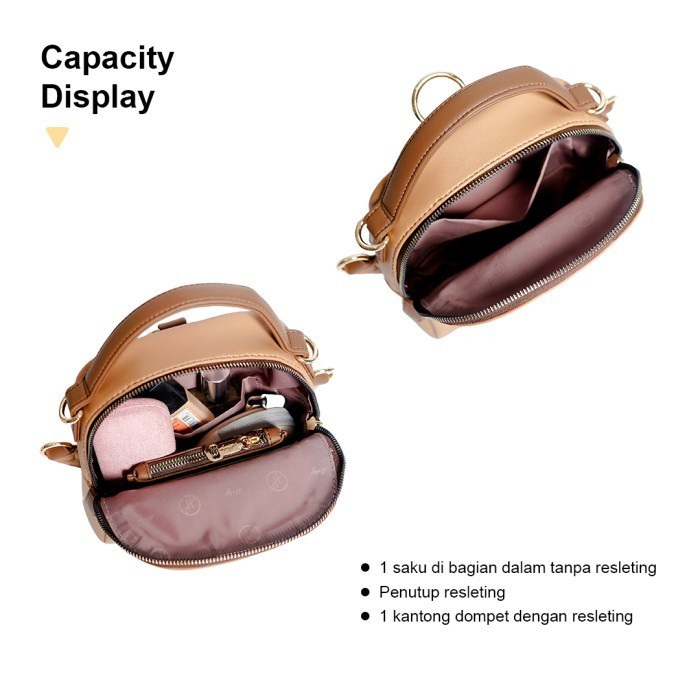 Hody - Tas Selempang Wanita Ransel Mini Bag Trendy - Freya Bag