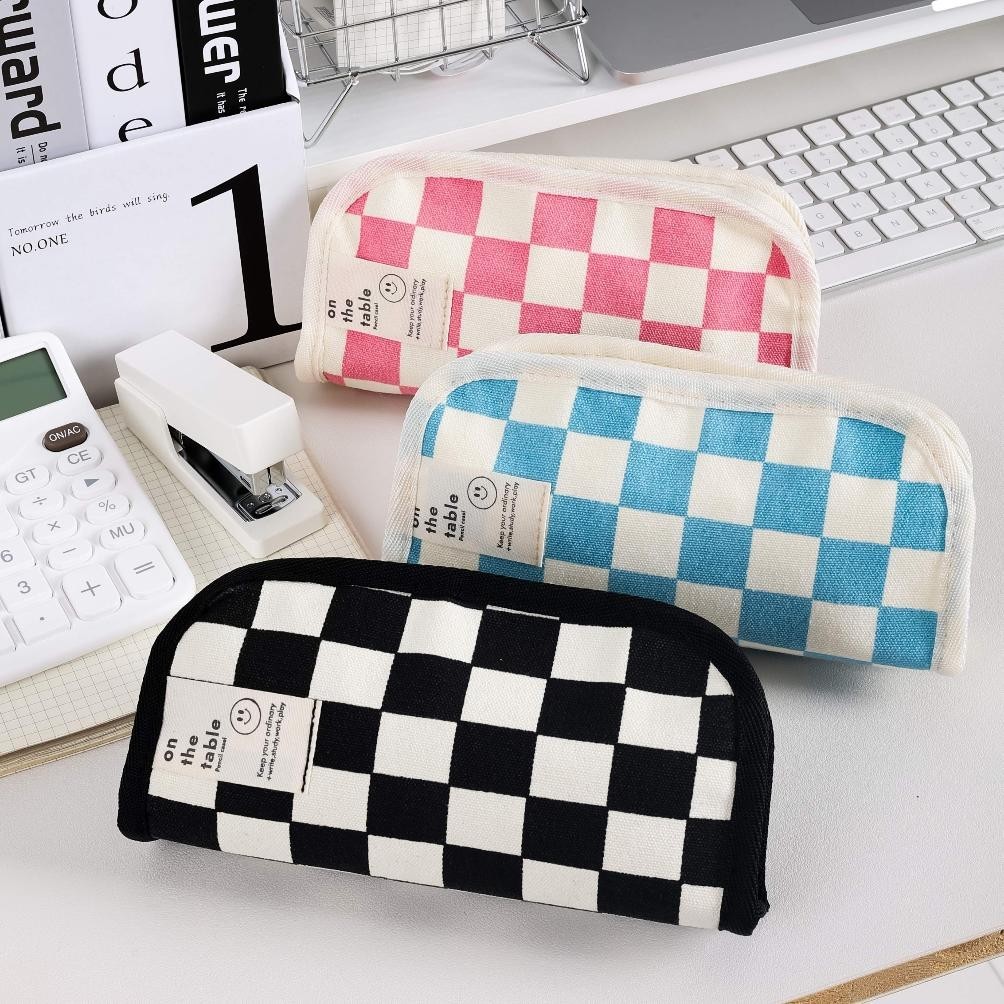 

Promo Spesial!! Tempat Pensil Kapasitas Besar Kanvas Kotak Pensil Sederhana untuk Tas Penyimpanan Alat Tulis Siswa Original