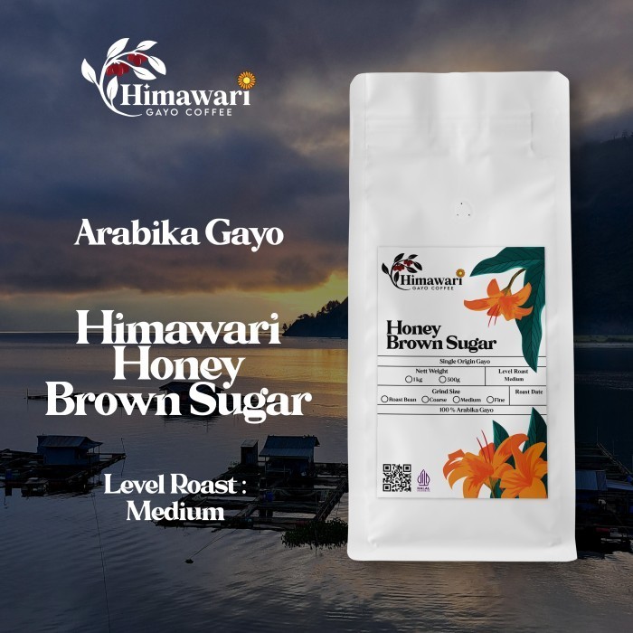 

Secrenada - Himawari Kopi Arabika Gayo Honey Brownsugar Roasted Bean/Bubuk Kopi