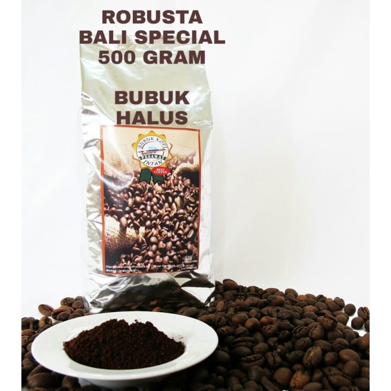 

Secrenada - Kopi Bali Special - Kopi Robusta Bali Special 500 Gram - Bubuk Halus