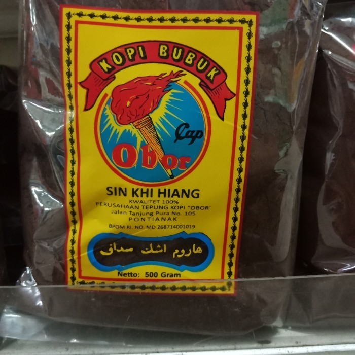 

Secrenada - Kopi Bubuk Asli Obor D/H Sin Khi Hiang Pontianak Isi 1 Kg