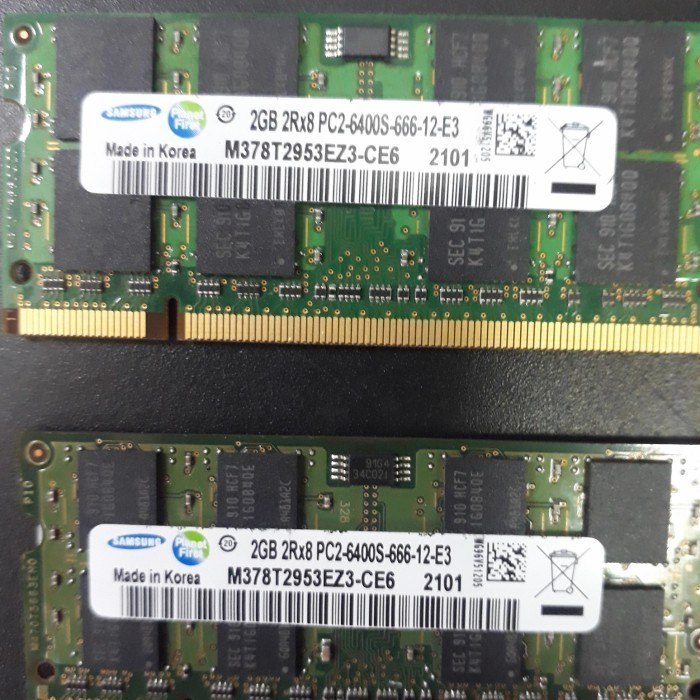 SODIMM SAMSUNG DDR2. 4GB pc6400 2GBx2Lifetime War.