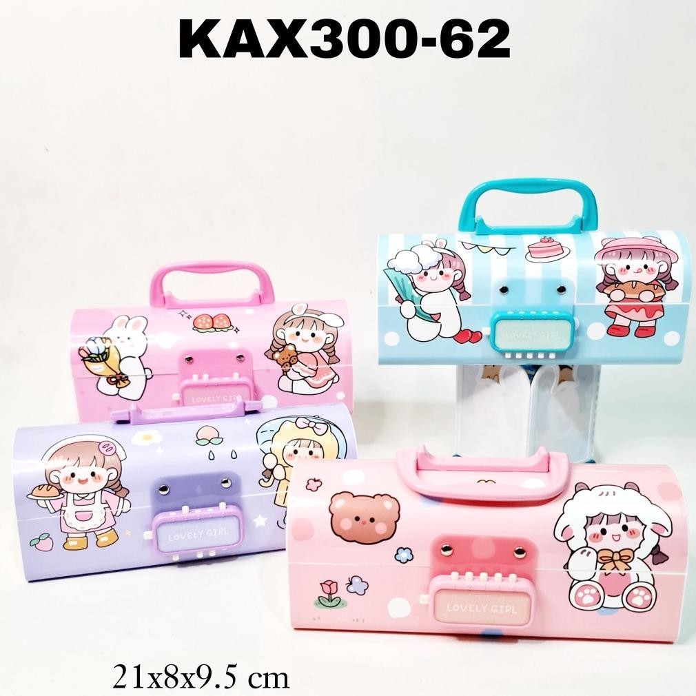 

jg-8 MJ Kotak Pensil Plastik Kode KAX300/Tempat Pensil/Tepak/Pensil Case Termurah