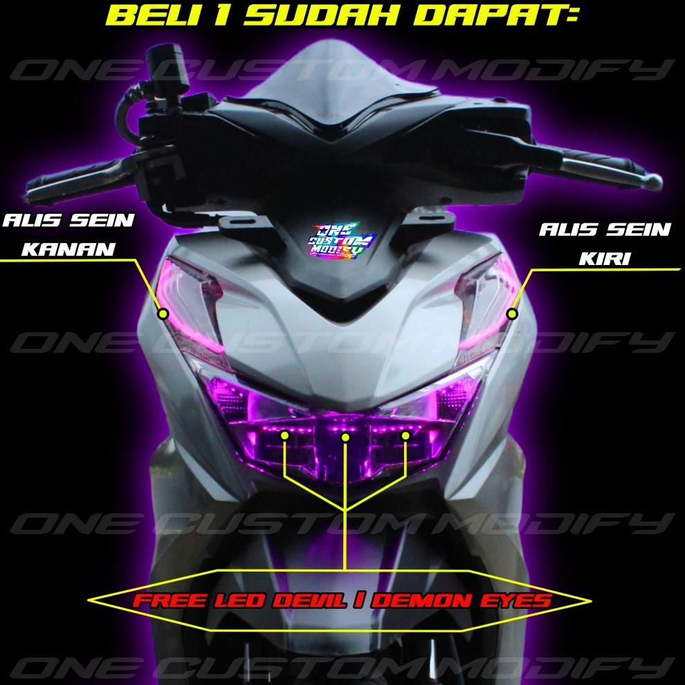 Discount Lampu Alis Led Drl Beat New Deluxe Free Devil Eyes Beat 2023 2022 2021 2020 Lis Sein Sign S
