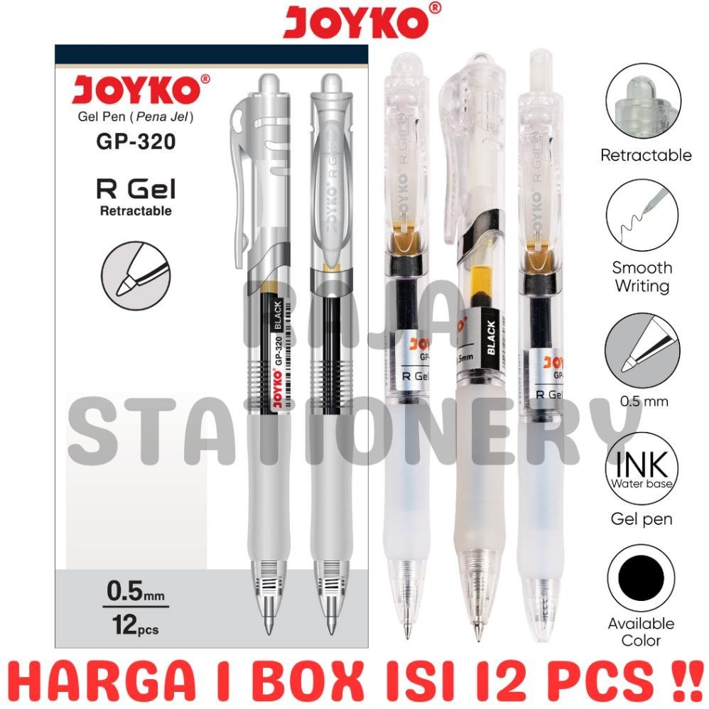 

CQ37 JOYKO GEL PEN BLACK RGEL PENA PULPEN JOYKO HITAM CETEK MIRIP GP-265 R-GEL GP-320 [12PCS] Murah