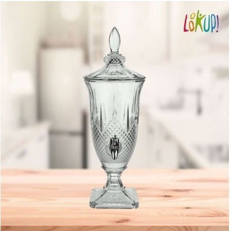 DISPENSER AIR MINUM KRISTAL KACA / GLASS BAVERAGE DISPENSER