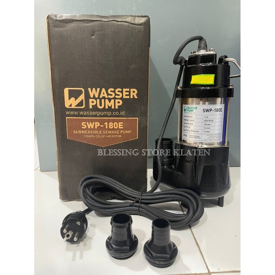 *****] STAINLESS STEEL SUBMERSIBLE WASSER PUMP SWP-180E / POMPA CELUP WASSER