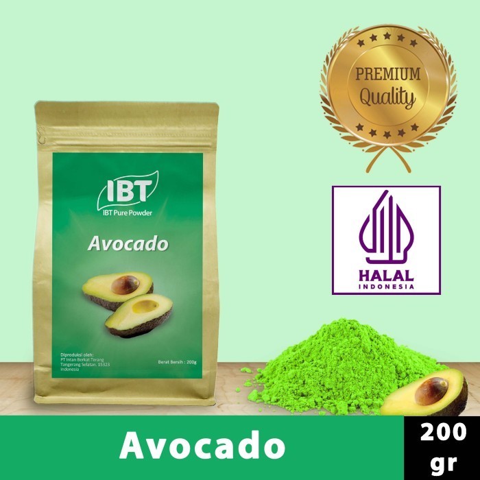 

Terlaris Pure Avocado Powder Murni Bubuk Alpukat Import Makanan Kue 200 gr SALE