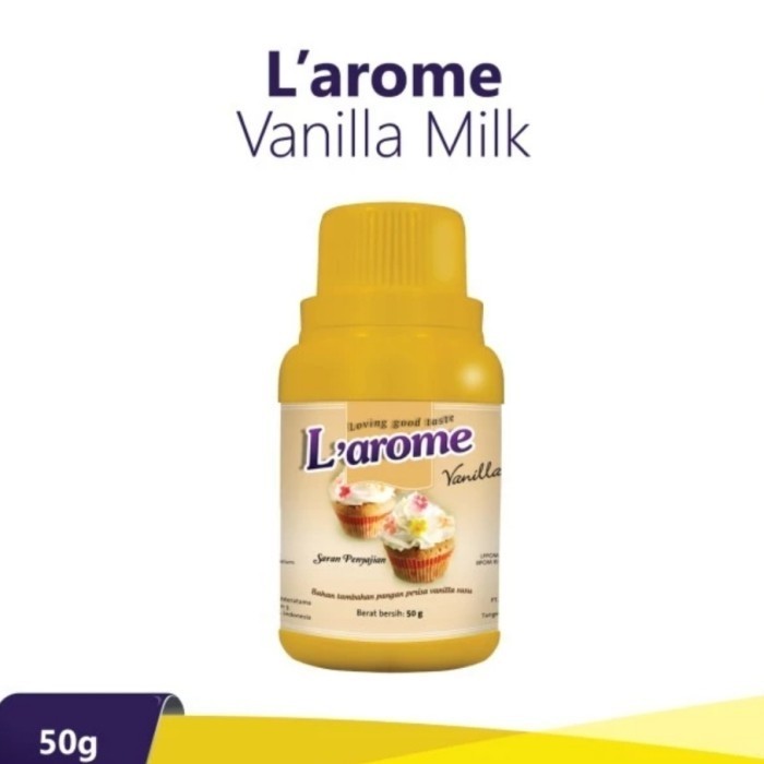 

Terlaris Larome vanila susu 50 gr SALE