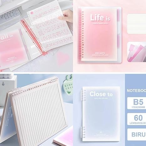 

Discount Buku Binder A5 B5 / Notebook Aesthetic Korea Besar / Buku Jurnal / Buku Catatan Lucu / Sampul Buku Aesthetic / Loose Leaf Notebook Notepad / Buku Tulis Sekolah / Alat Tulis Stationery Siswa University