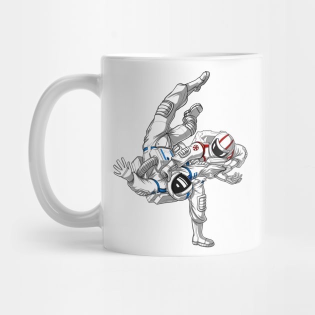 Mug Kopi Astronot Jiu Jitsu Jiu Jitsu Astronauts Coffee Mug