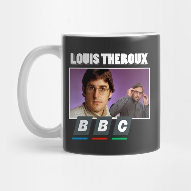 Mug Kopi Cetak Louis Theroux BBC 90-an Louis Theroux BBC 90s Print Coffee Mug