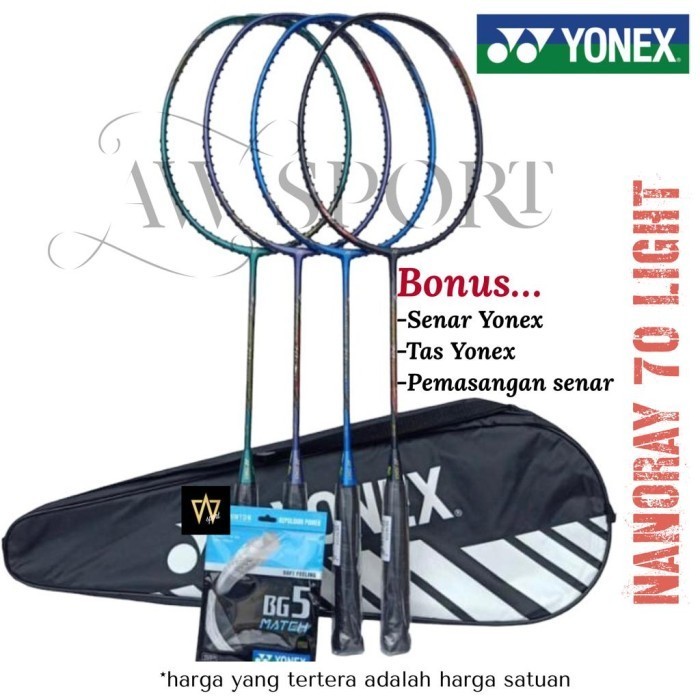 Raket Badminton Yonex Nanoray 70 Light Raket Bulutangkis Yonex