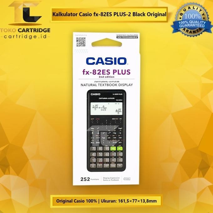 

Casio fx-82ES PLUS Calculator Scientific Kalkulator Ilmiah New Origina