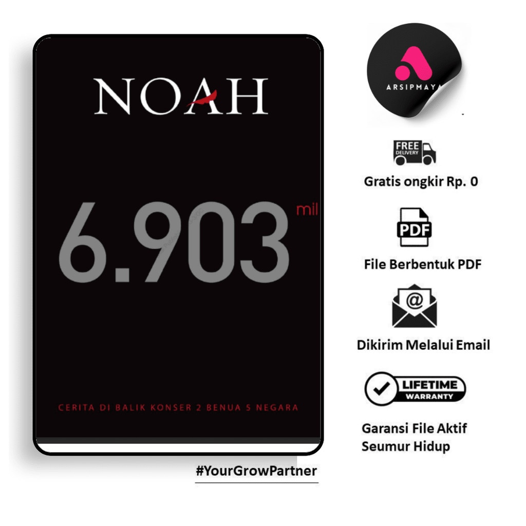 

600. NOAH 6.903 MIL CERITA DI BALIK KONSER 2 BENUA 5 - [-]