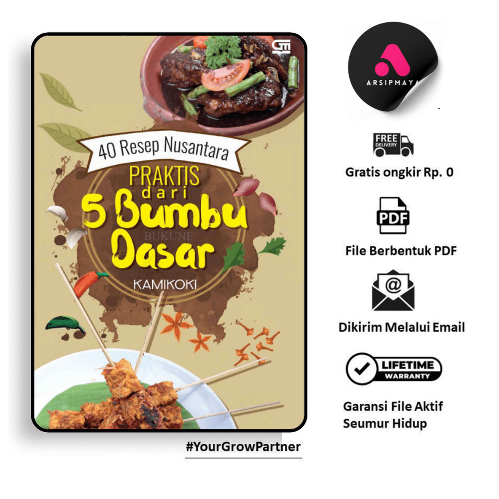 

420. 40 RESEP NUSANTARA PRAKTIS DARI 5 BUMBU DASAR - [-]