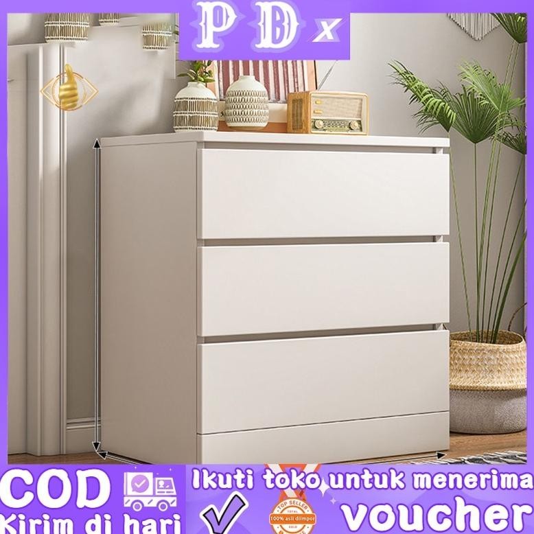 Lemari laci /Lemari laci kayu/Rak laci/Lemari kecil/Lemari pakaian/Lemari nakas/Loker/4-Tier Laci Ka