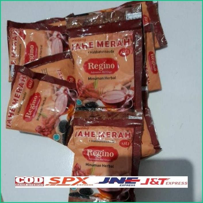 

New Arrival Jahe Merah Regino 10Pcs Minuman Herbal Minuman Kesehatan Regino Termurah Terbaik