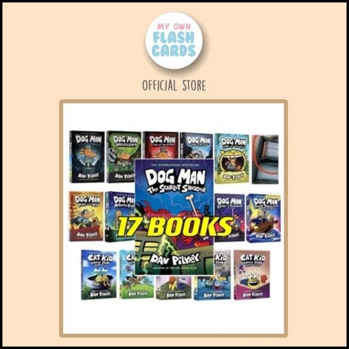 

Terbaru Dogman And Cat Kid Series 17 Books - Hard Cover Full Color - Latest Complete Collection 2024