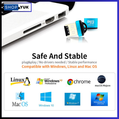 SHOPYUK KingCard Card Reader USB 2.0 OTG MicroSD