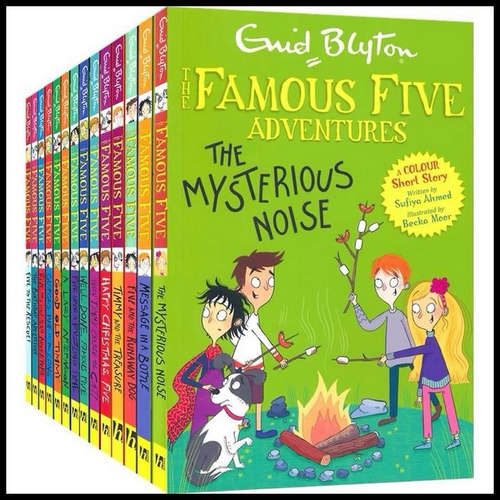 

Enid Blyton Famous Five Adentures 9 Colour Books Collection Buku Anak