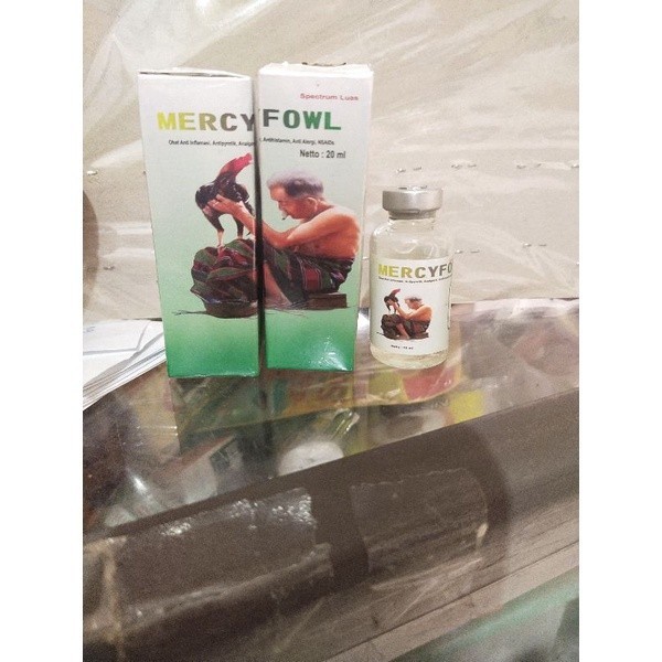 MERCYFOWL OBAT AYAM TARUNG ARATAN LUMPUH sakit tetelo saraf