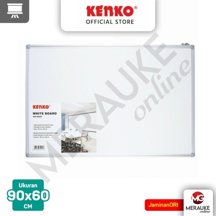 

Sale Whiteboard / Papan Tulis Putih Kenko 9060E 90Cm X 60Cm
