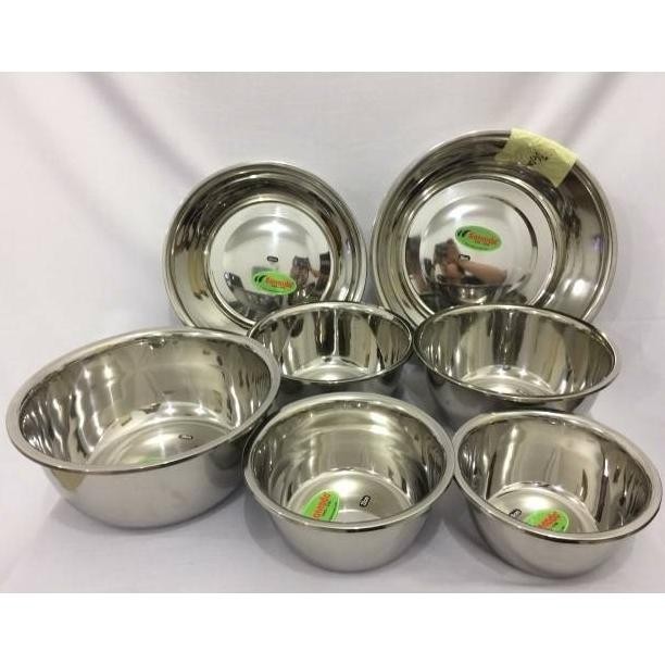 Komodo Baskom Stainless Steel 36-38-40cm Baskom Stainless 36-38-40 CM