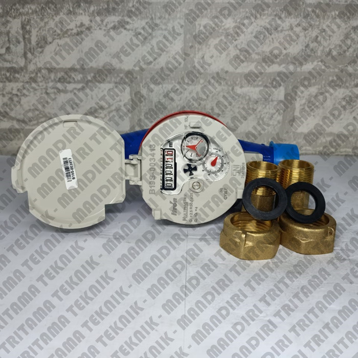 Water Meter Itron 0.5 Inch Multimag - Meteran Air Itron 15Mm