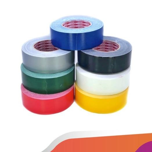 

Lakban Kain Hitam 2" Inch X 45M Sazana Cloth Tape Warna 48Mm Jumbo