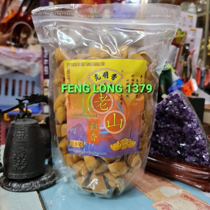 Hio Dupa Yuan Bao Yen Pao Laoshan Cendana 268 Guang Ming Xiang Terbaru
