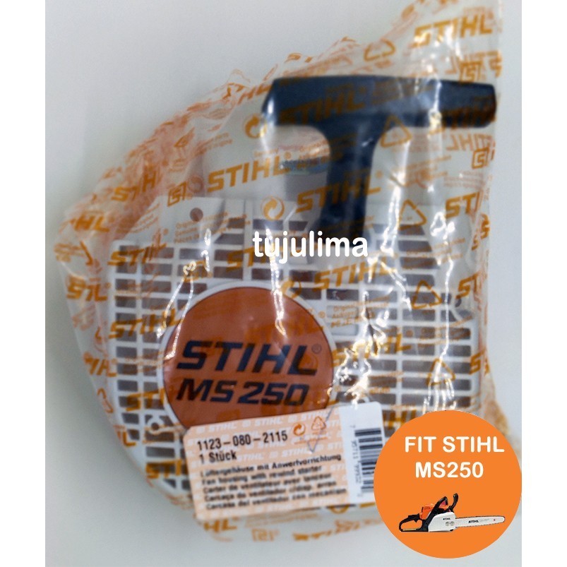 Terbaru Stihl Ms 250 Recoil Starter Assy Original Fan Housing Senso Chainsaw Promo Terlaris