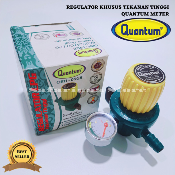 ___] REGULATOR QUANTUM KHUSUS KOMPOR GAS TEKANAN TINGGI METER