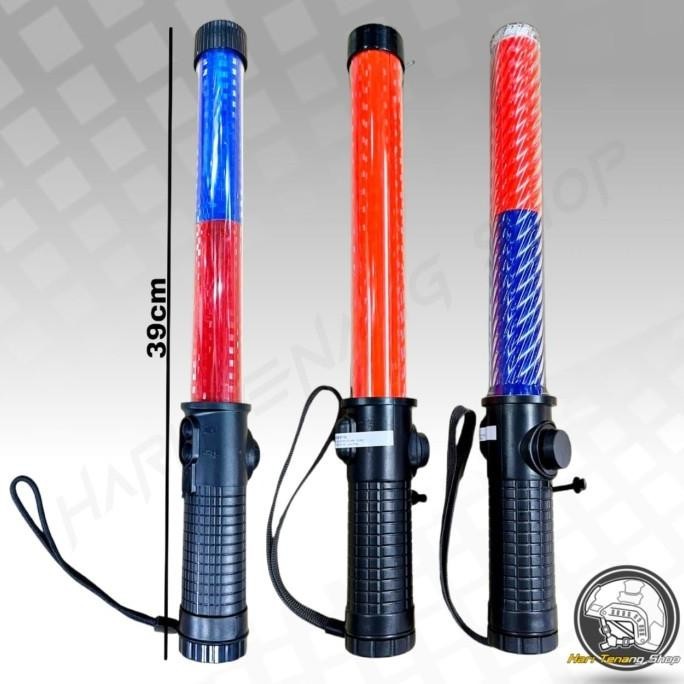 [BISA DI CAS] Lampu Lalu Lintas Charger  Panjang 40 cm/ Senter Lalin Polisi/Senter Lalulintas Parkir