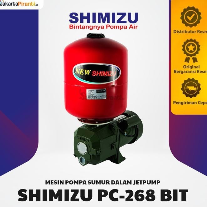 Mesin Pompa Air Jetpump Shimizu Pc 268 Bit