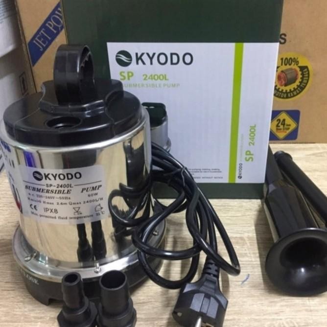 Pompa Air Celup Kolam Ikan Kyodo Sp-2400 60 Watt Pompa Air Submersible