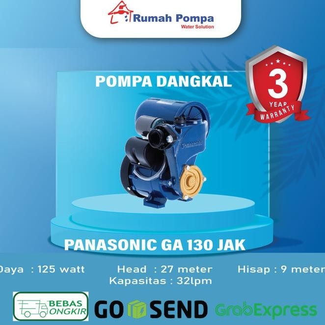 Mesin Pompa Air Panasonic Ga 130 Jak